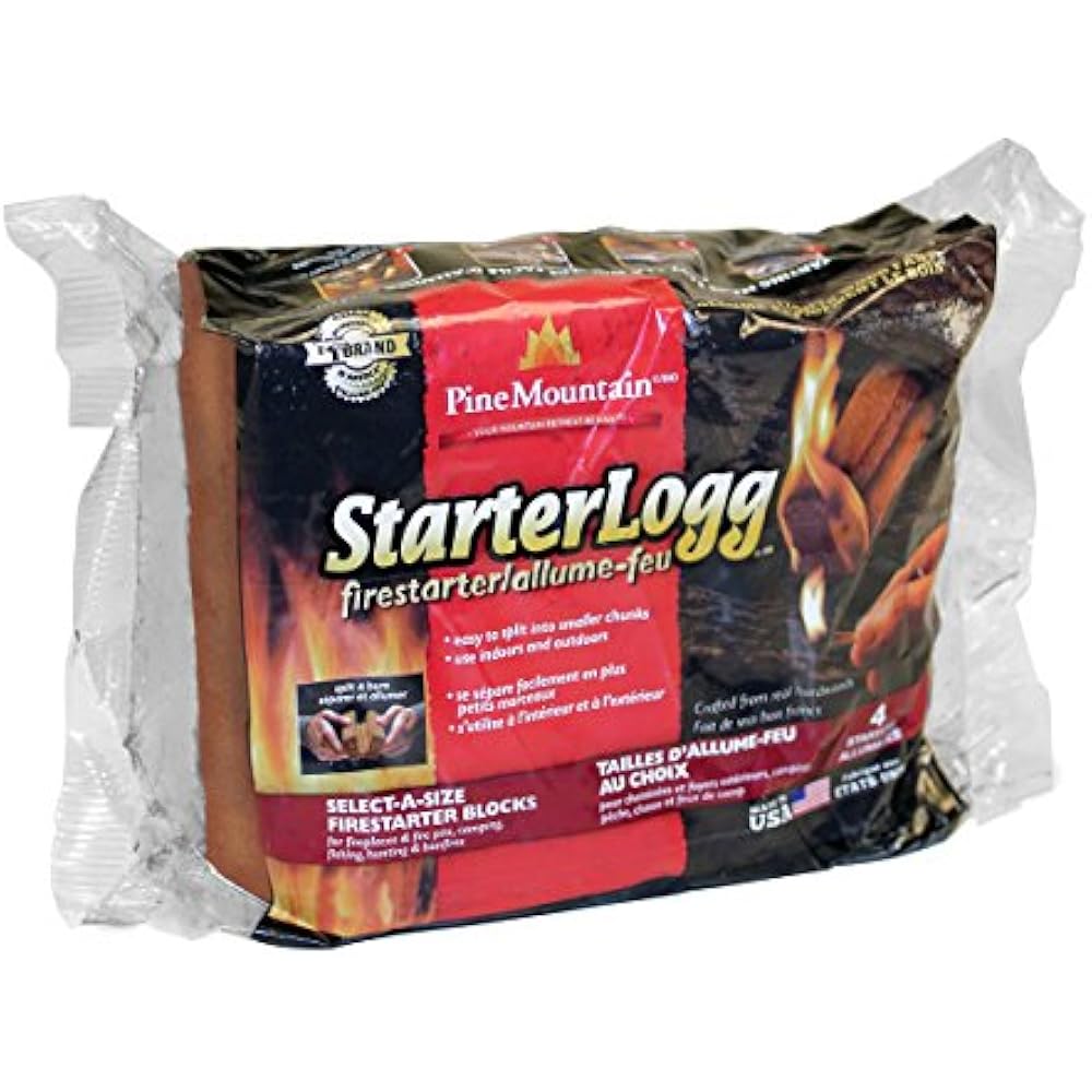 StarterLogg SelectASize Firestarting Blocks, 24 Starts Firestarter