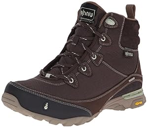 Image of Ahnu Women's Sugarpine Waterproof Hiking Boot, Mulch, 7.5 M US