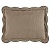 BrylaneHome Amelia Sham - King, Taupe