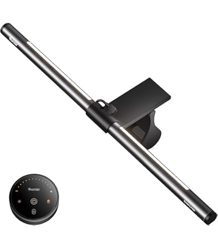 MediAcous LED Desk Lamp, Dual Light Source with Clamp, Dimmable 4 Color Modes & Brightness Swing Arm Eye-Caring Clip-on Architect Lamp Memory Function MediAcous LED Desk Lamp, Dual Light Source with Clamp, Dimmable 4 Color Modes & Brightness Swing Arm Eye-Caring Clip-on Architect Lamp Memory Function