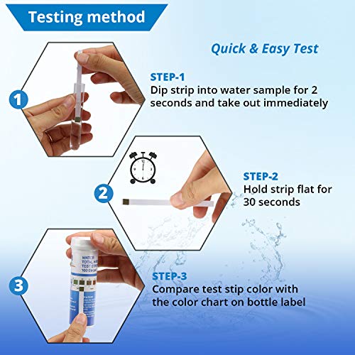Water Hardness Test Strips Fast and Accurate Water Quality Testing