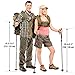 CRUZYO Trekking Hiking Pole Collapsible for Backpacking 3K Carbon Fiber & 7075 Aluminum | Ultralight Folding Walking Stick Natural Cork Grip & Quick-Lock | Best for Men, Women, Seniors - 1 (one) Pole