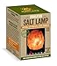 Hand - Carved Natural Himalayan Salt Crystal Lamp | Mounted On a Beautiful Wood Base | Multi- Color LED Light Bulb | Travel Size | USB CORD | AC Adapter | 4-5 Inches | 1.8- 2.5 Lbs
