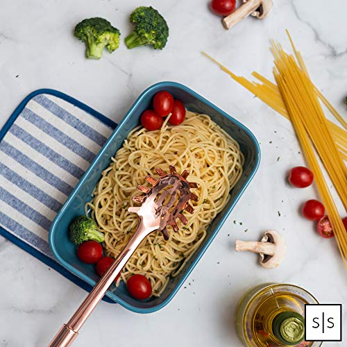 Copper Cooking Utensils for Cooking/Serving, Rose Gold Kitchen Utensils