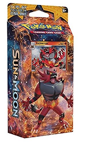 Pokemon TCG: Sun & Moon, Random Theme Deck Featuring Roaring Heat, Bright Tide, Or Forest Shadow