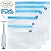 Sous Vide Bags Kit, Best Food Saver Bags Kit, 5 BPA Free Reusable Food Vacuum Sealed Bags and 1 Pump Help to Save Food Longer, Easy to Use, Best Sous Vide Bags Kit for 2018