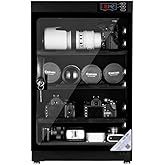 INTBUYING 4 Layers Camera Lenses Dry Dehumidifying Box 80L Digital Control Camera Storage Dehumidifier Cabinet for Electronic