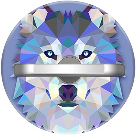Multi-Function Expanding Stand and Grip Pop Mount Reusable Holder,Smartphones and Tablets Accessories - Wolf