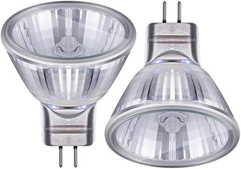 Suithink 10 Pieces Warm White 2700K MR11 G4 20W 12V Halogen Light Bulbs,35mm Diameter, 10 Count (Pack of 1)