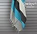 Turkish Towel Peshtemal Bathrobe for Hamam Spa Pool Massage Sauna Beach Yacht Gym Fitness Kitchen Yoga Baby Towel Picnic Blanket 100% Cotton Table Throw Sarong Kikoy Fouta