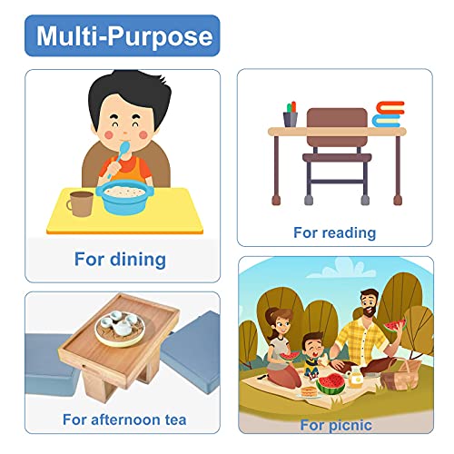 Toddler Booster Seat for Table - Enlarged Waterproof Breathable Booster Seat Cushion for Kids Made of “Modern Leather” with Non-Slip Bottom & Safety Buckle Booster Seat for Dining Chair