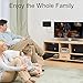 TV Antenna 4K Smart TV Antennas indoor 60 Mile Range 16.5FT Coaxial Cable with Detachable Amplifier Signal Booster Local Broadcast HD VHF UHF Signal Channels for Home Smart Television Black