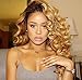 Brazilian Virgin Hair Lace Front Wigs Body Wave Glueless Human Hair Wigs for Black Women Ombre 1B/27 (14 Inch, Lace Front Wig)