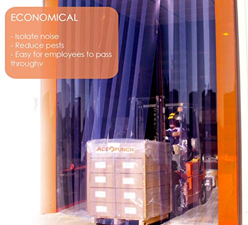 Acepunch Pvc Plastic Strip Curtain 120cm X 210cm 4 X 7 Ft