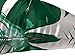 HGOD DESIGNS Tropical Leaf Throw Pillow Case,Beautiful Tropical Palm Tree Leaves Design Satin Cushion Cover Square Standard Home/Sofa Decorative for Men/Women 18x18 inch Green
