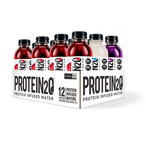 Protein2o Low Calorie Whey Protein Drink, Variety Pack, 16.9 oz (Pack
