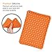 Fintie iPad 9.7 2018 2017 / iPad Air 2 / iPad Air Case - [Honey Comb Series] Light Weight Anti Slip Kids Friendly Shock Proof Silicone Protective Cover for iPad 6th / 5th Gen, iPad Air 1 2, Orange