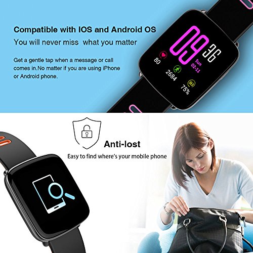 Giantree GV68 Smartwatch IP68 Bluetooth 4.0 Pantalla 1,54 ...