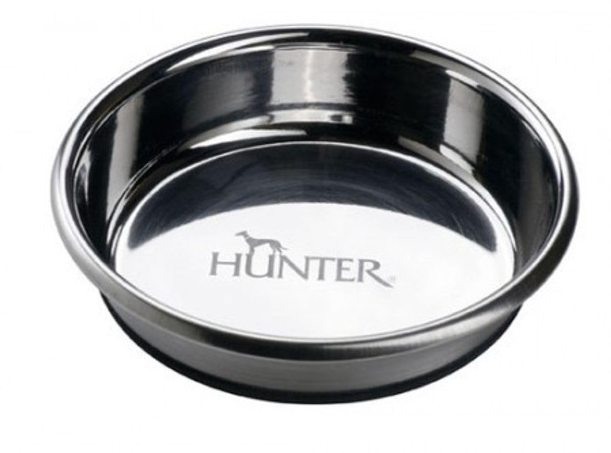 HUNTER Stainless Steel Bowl - for Dogs and Cats, silver