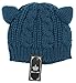 Bellady Women's Hat Cat Ear Crochet Braided Knit Caps,Navy