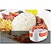 WHOSEE 12V Car Use Electric Heating Lunch Box Portable 1-2L Bento Meal Heater Food Warmer 45W Orange 8