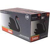 Swan Graphite Extra Slim 100% Biodegradable Filter Tips - 120 Tips per Pack - Carbon (10)
