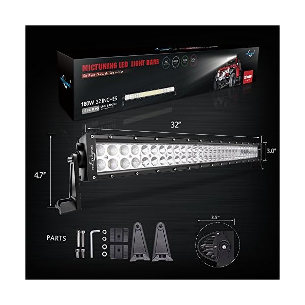 MICTUNING-02-series-180W-240W-LED-Light-Bar-combo-spot-flood-light-Off-Road-SUV-ATV-UTV-Jeep-WITH-WIRING-HARNESS