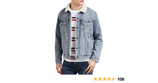 Levi's Men's Big and Tall Big \u0026 Tall Sherpa Trucker Jacket : Clothing,  Shoes \u0026 Jewelry
