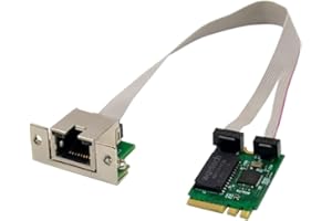 M.2 A+E Ethernet Card Networks Card PCIExpress RTL8125B Industrial Control Networks Adapter 1G 100M High Speed Connection