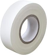 Faithfull PVC Electrical Tape 19mm x 20m White BS3924 Flame Retardant view 2
