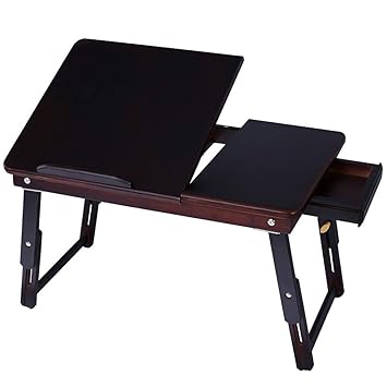 Amazon Com Znmig Easy To Carry Around Bamboo Laptop Desk