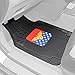 BDK Warner Bros DC Comics Classic Wonder Woman Car Accessories - Heavy Duty Rubber Floor Mats - Custom Fit, No-Slip Grip, All Weather, 3pc Set 2 Front Car Mats 27 x 18 in, 1 Rear Liner 18 x 58 in