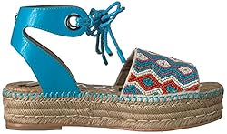 Sam Edelman Women's Neera Sandal, Blue/Multi, 5 M US