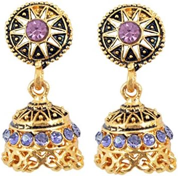 Diovanni "Prem Ratan Dhan PayoDiovanni Golden Chandelia" Jhumka