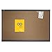 Quartet Prestige Colored Cork Bulletin Board, 36 x 24, Brown Surface, Graphite Gray Fiberboard/Plastic Frame