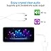 iPhone 8 Lightning Charger Headphone Jack 3.5mm iphone dongle Headphone Audio Adapter 2A Fast Charge Headphone Splitter - Compatible with IOS 11 (no call function or data transfer capability) MOYAGOA