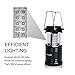 APOLLED Camping Lantern, 30 LED Camping lights with Batteries, Ultra Bright, Portable, Waterproof Lights for Hiking, Camping, Emergencies (Black,1 pack).