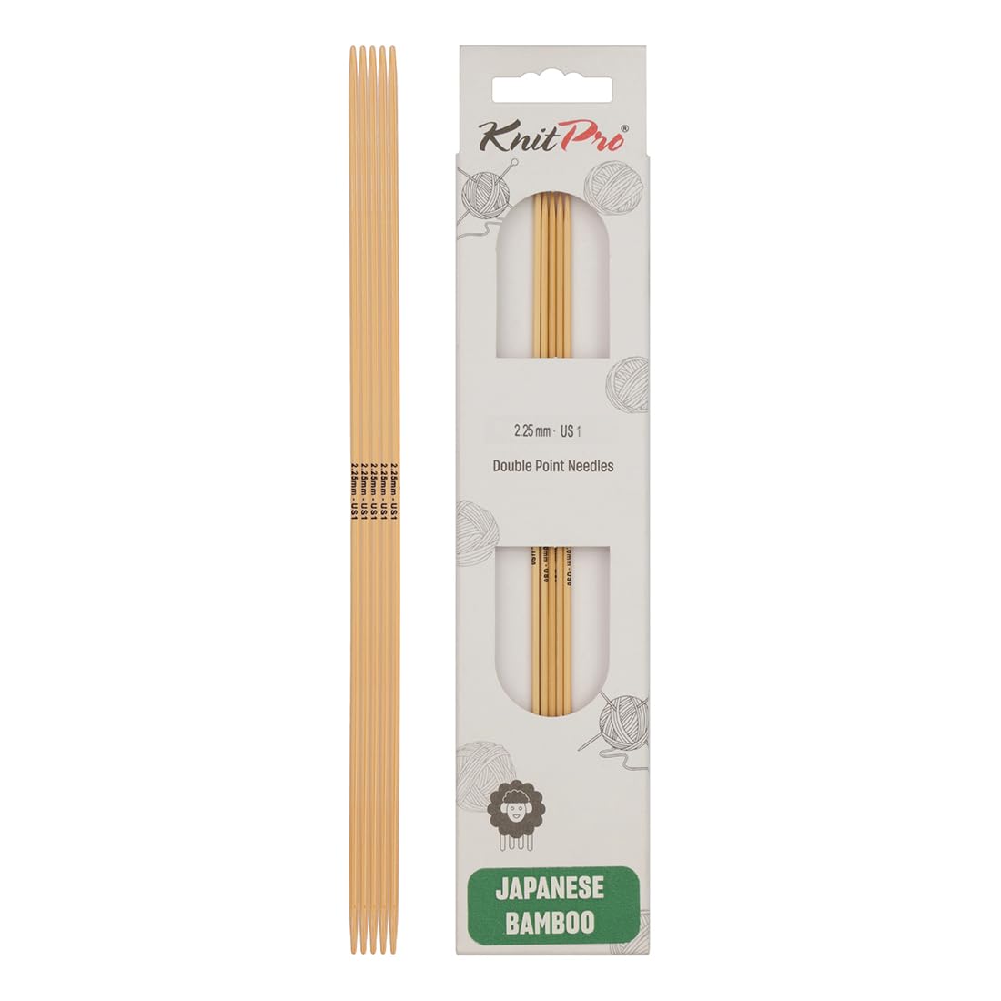 KnitPro Bamboo Double Pointed Needles 6" (15cm) | 2.25mm — image 1
