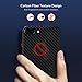 iPhone 7 Plus Case, Ultra Thin Lightweight Carbon Fiber Pattern PP Cell Phone Cover Shockproof Dustproof Shock Absorbing Bumper Anti-Scratch Anti-Slip Case (Black-iPhone7 Plus)