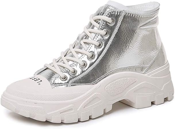 sneakers with silver bottom