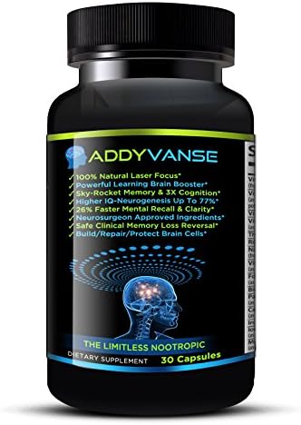 Limitless Pill-Powerful Anti-Brain Fog/Anxiety Focus Memory Attention Learning Energy Motivation Study/Work Aid Best Smart Drug Vitamin. Safe 100% All Natural Herbal Supplement-Win Guaranteed #1 Boost