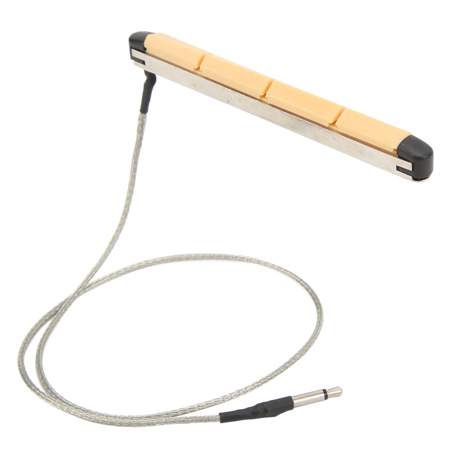 Piezo Pickup for Acoustic Bass Guitar - Under Saddle Ceramic Pickup with Long Cable, 4 String Guitar Pickup, Stringed Instrument Pickup, Eujgoov Guitar Pickup