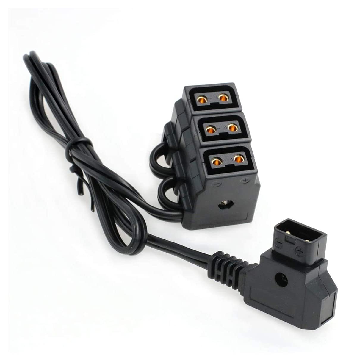 SZRMCC 1 x 3 D-Tap Hub Splitter PowerTap Cable D-Tap Male to 3 D-Tap Female for Anton Bauer Camera Battery