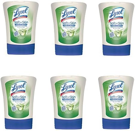Lysol No-Touch Antibacterial Hand Soap Refill - Aloe Vera - Net Wt. 8.5 OZ (251 mL) (Pack of 6)