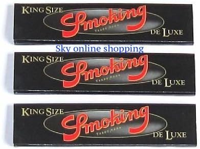 10x Booklets NEW MR SMOKING Brand KING SIZE ROLLING PAPERS DELUXE