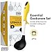 Klee 6-Piece Colorful Nylon Kitchen Utensil Set with Stand