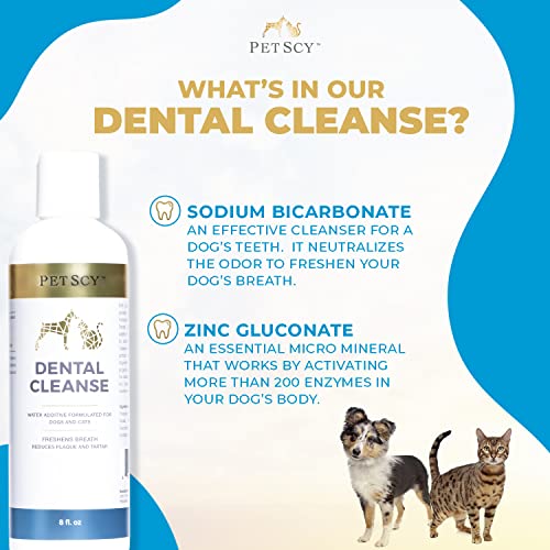 Petscy Dental Cleanse, AllNatural Cat & Dog Tartar Remover for Teeth