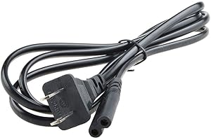 kybate AC Power Cable Cord for DragonHawk Mini Portable Tattoo Power Supply Pedal Clip