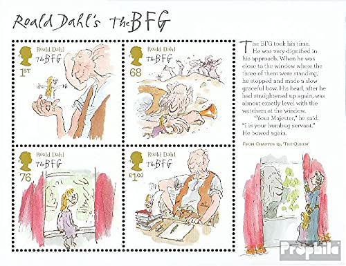 Prophila Collection United Kingdom block71 (complete.issue.) 2012 roald Dahl (Stamps for collectors)
