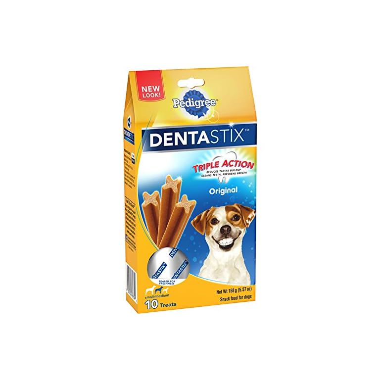 Pedigree Dentastix Grain Free Mini Dental Treats for Small Breed Dogs
